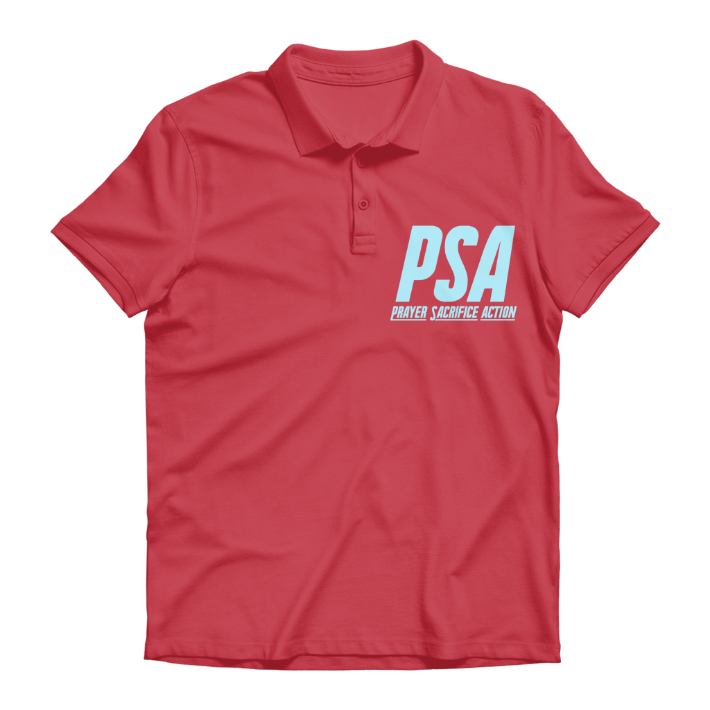 Blizzard Blue Premium Adult Polo Shirt