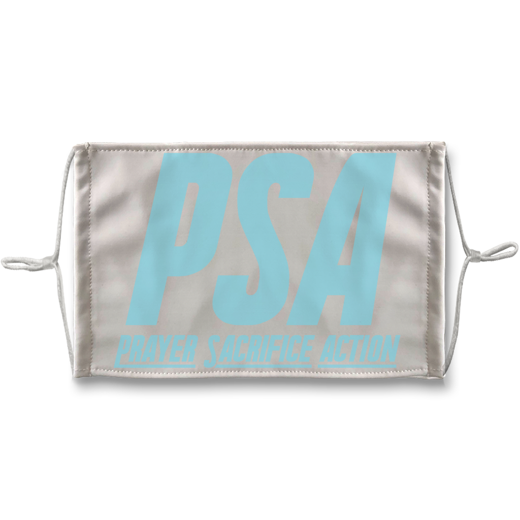 Blizzard Blue Sublimation Face Mask