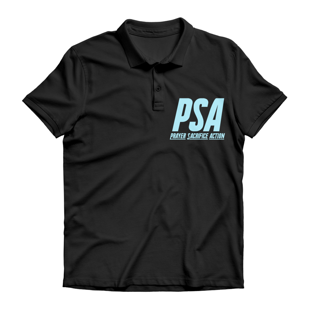 Blizzard Blue Premium Adult Polo Shirt