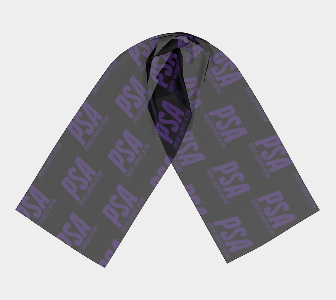 Purple Classic Scarf 2