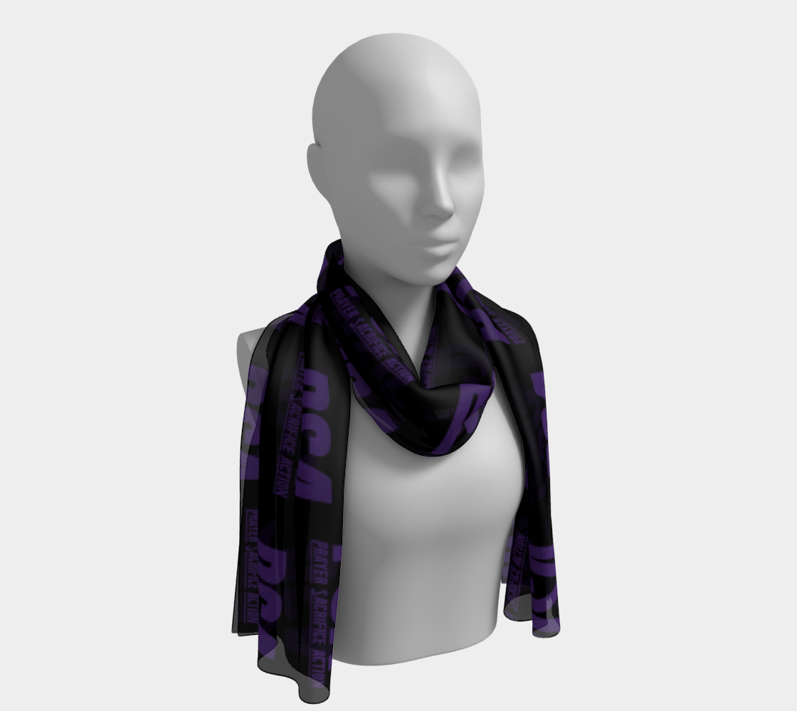 Purple Classic Scarf 2