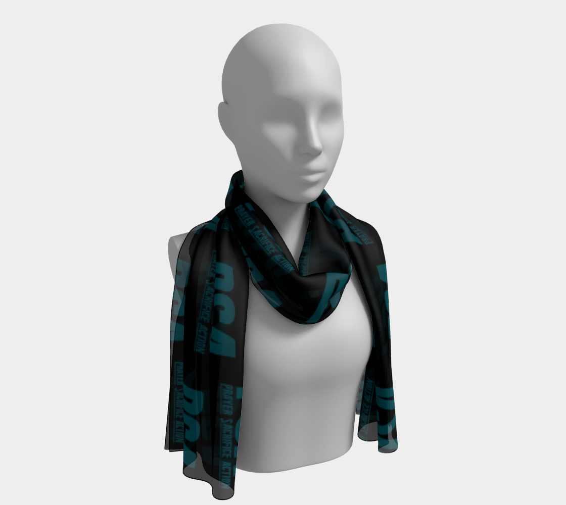 Sherpa Blue Classic Scarf 2