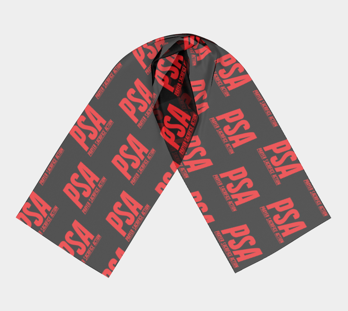 Red Classic Scarf 2
