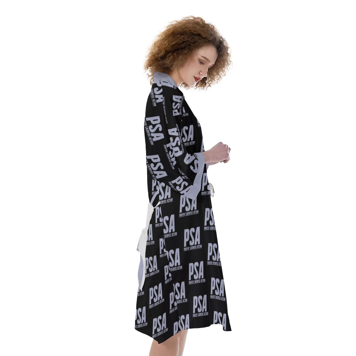 Penaro Classic Women's Satin Kimono Robe 2