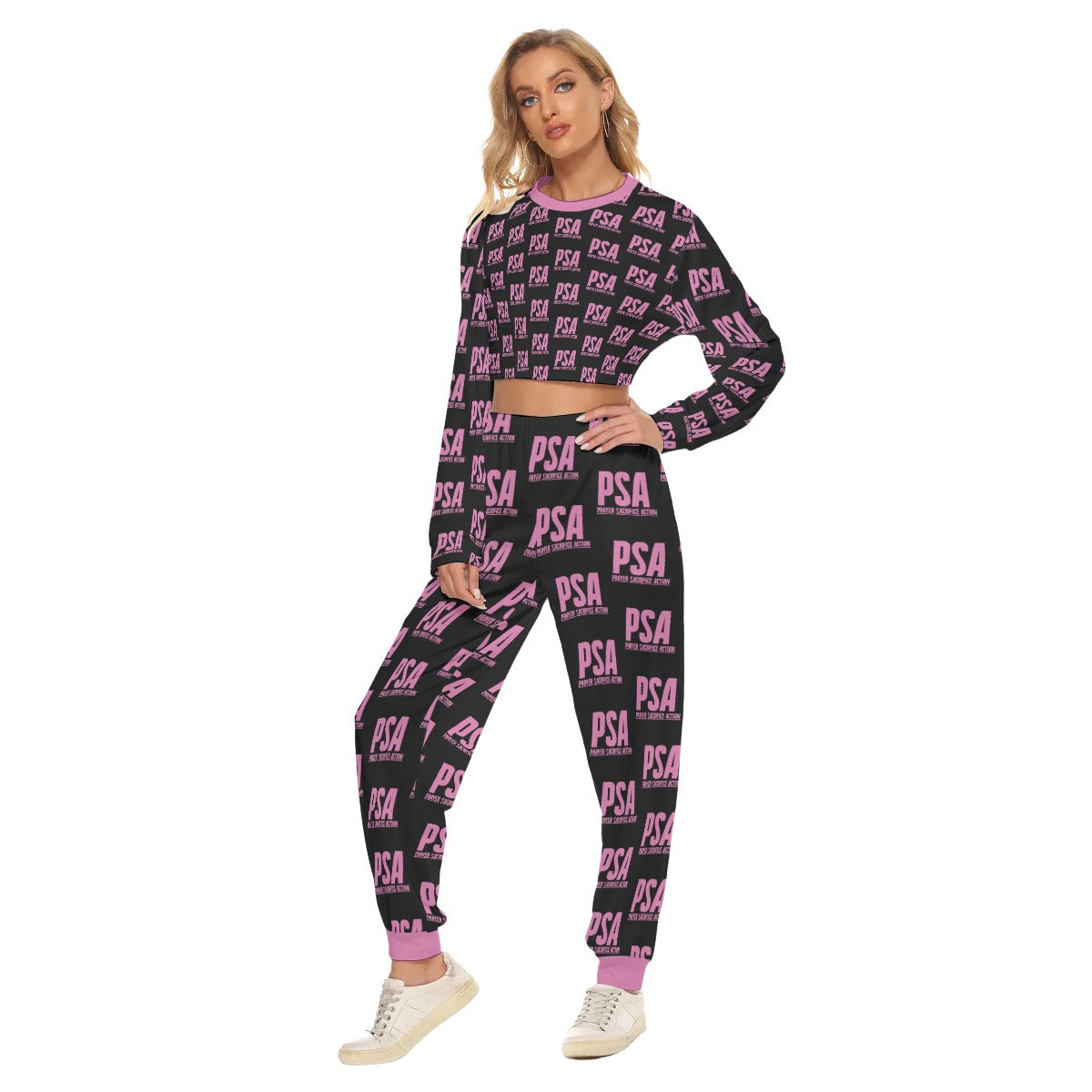 Hopbush Classic Women's Crop Sweatshirt Suit