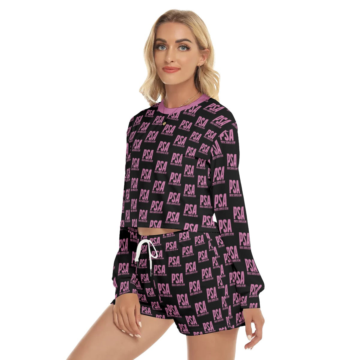 Hopbush Women's Short Sweatshirt And Pants Suit