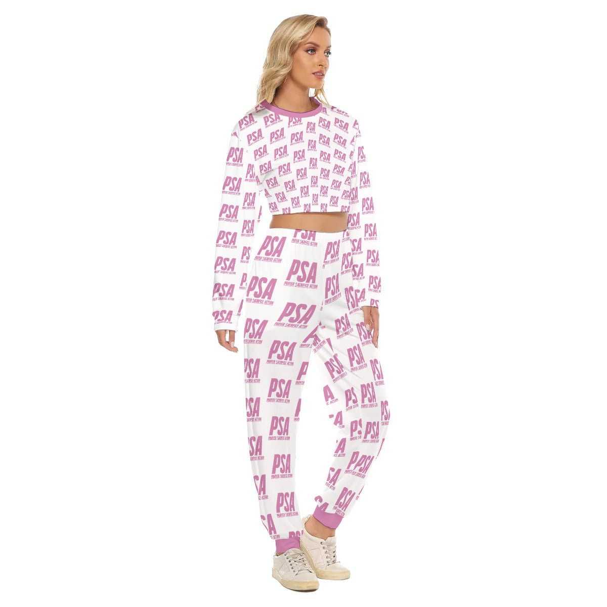 Hopbush Classic Women's Crop Sweatshirt Suit