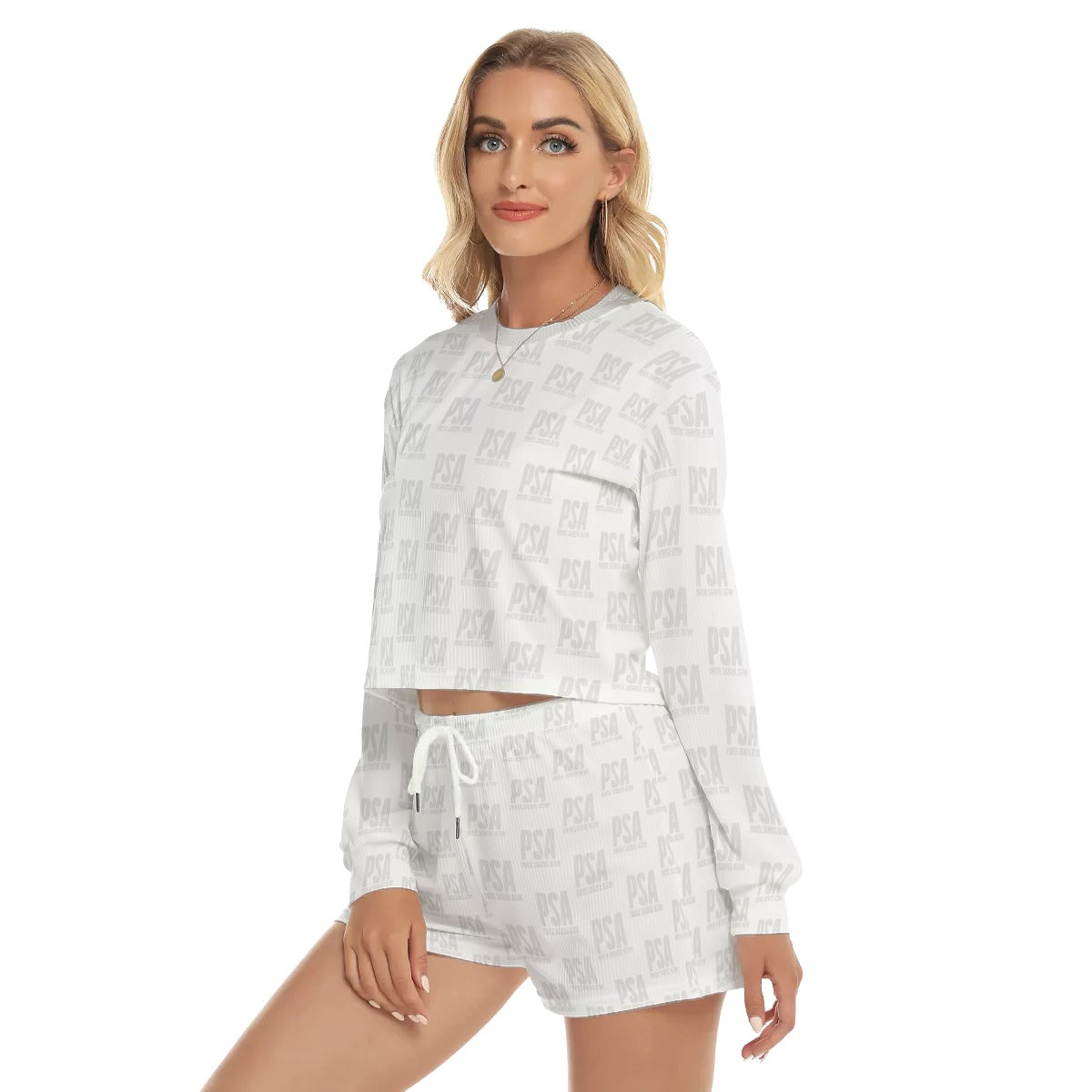 Whisper Classic Women's Short Sweatshirt And Pants Suit