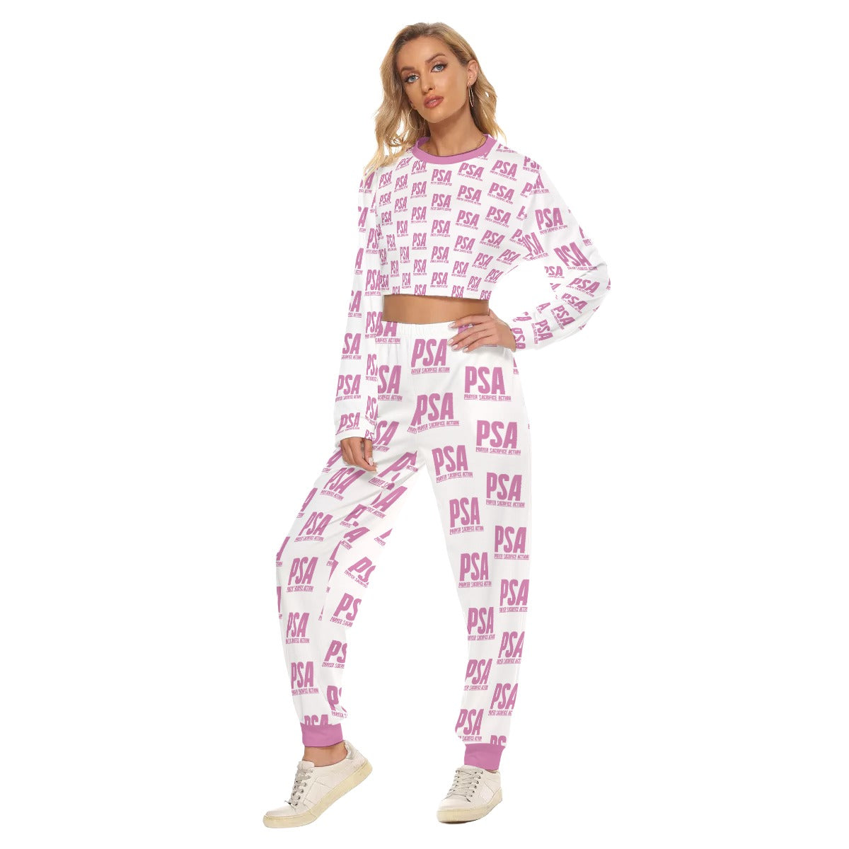 Hopbush Classic Women's Crop Sweatshirt Suit