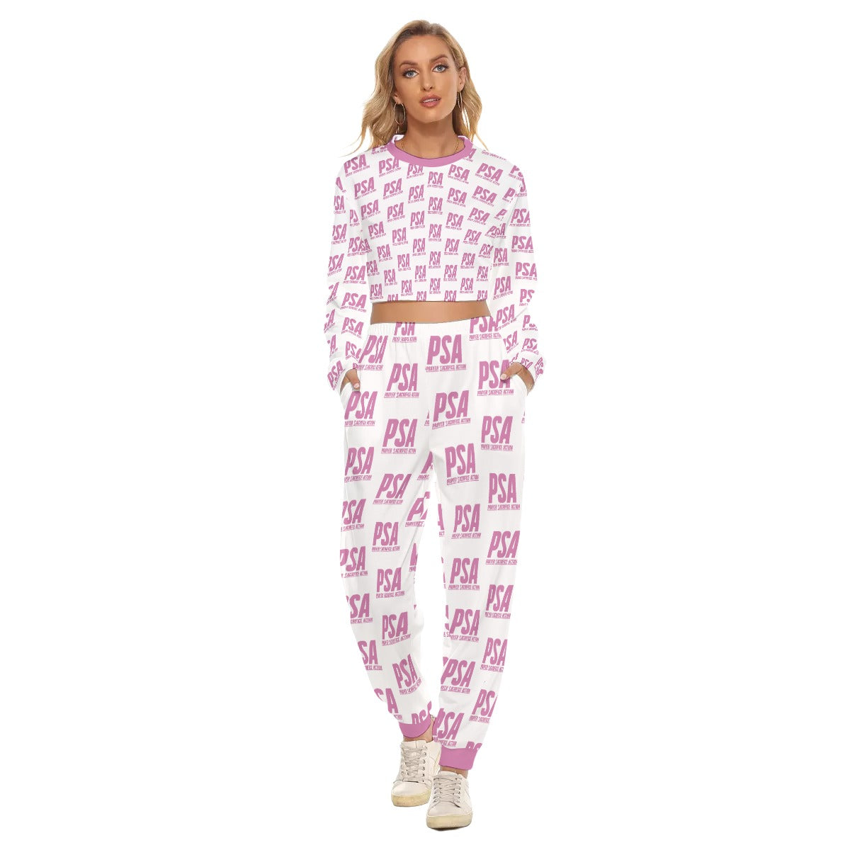 Hopbush Classic Women's Crop Sweatshirt Suit