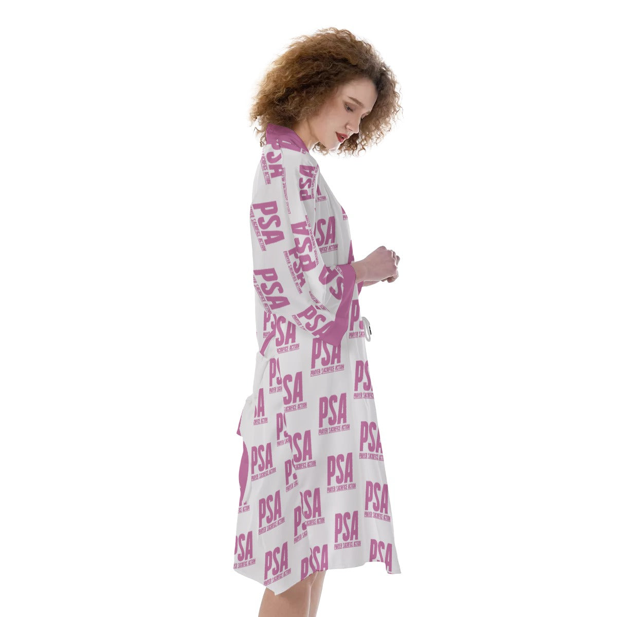 Hopbush Women's Satin Kimono Robe