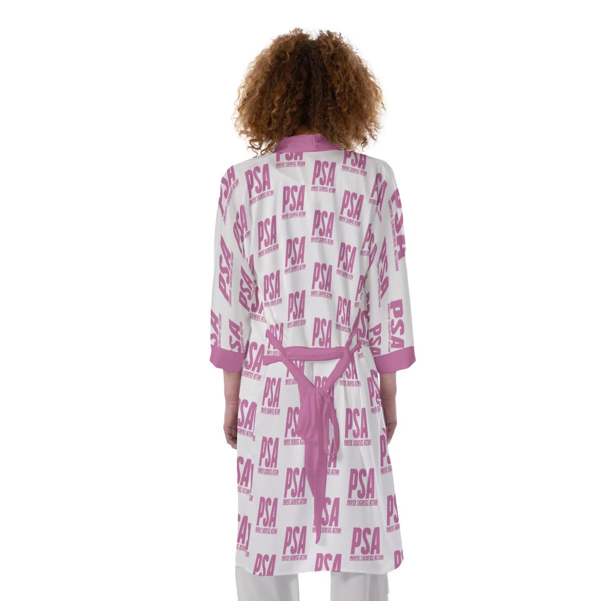 Hopbush Women's Satin Kimono Robe