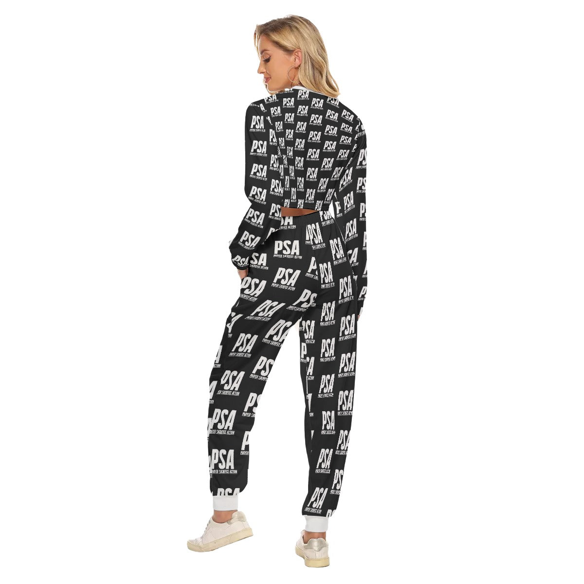 Whisper Classic Women's Crop Sweatshirt Suit