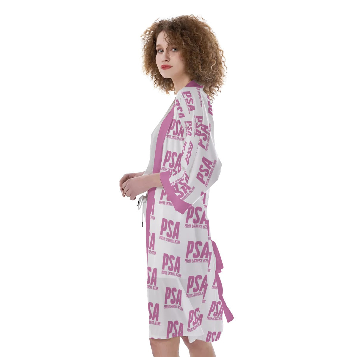 Hopbush Women's Satin Kimono Robe