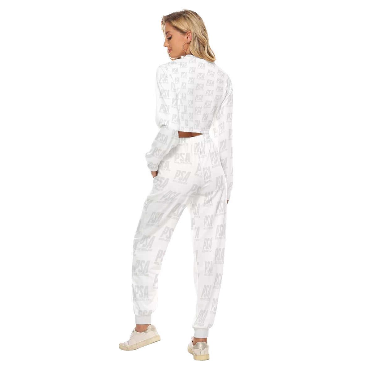 Whisper Classic Women's Crop Sweatshirt Suit