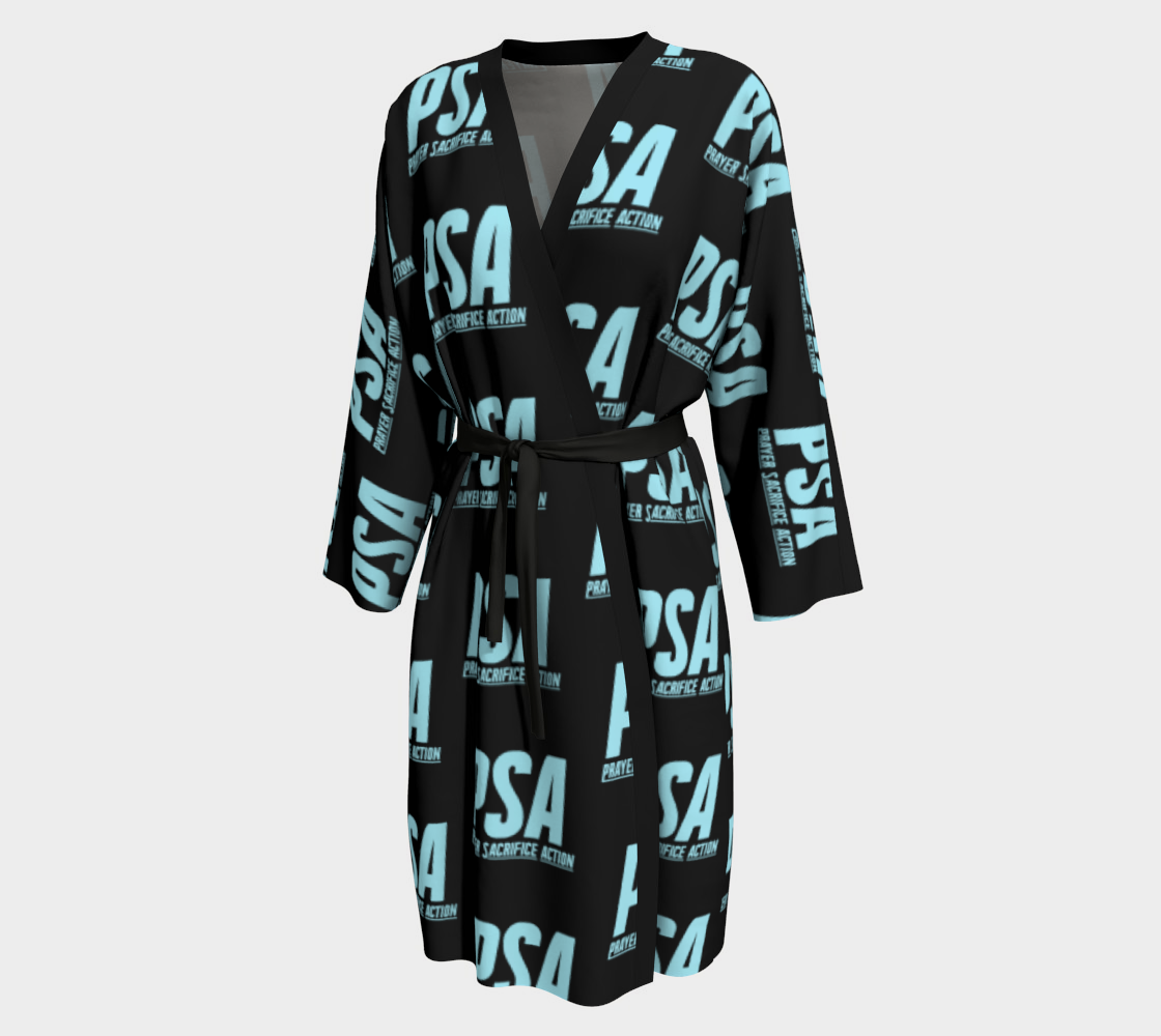 Blizzard Blue Classic Robe Peignoir