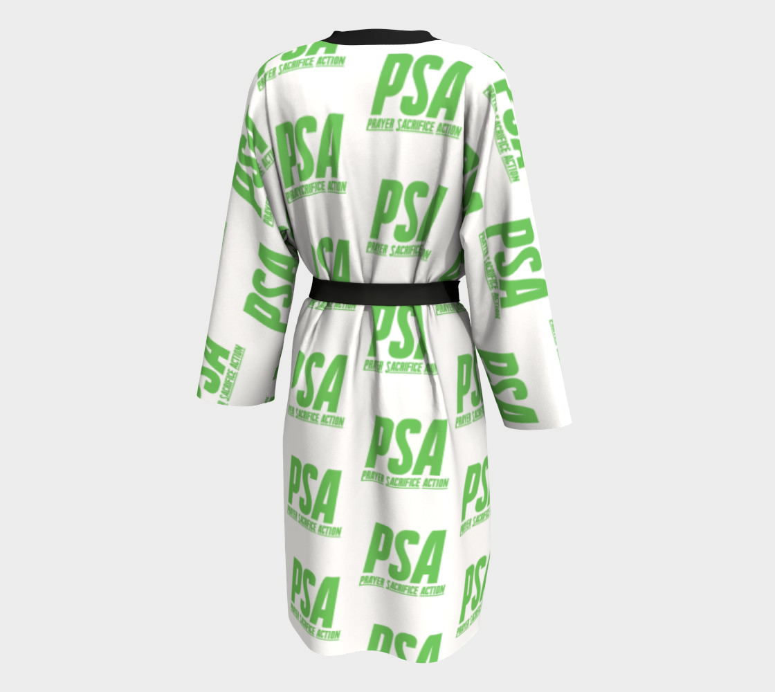 Green Classic Robe Peignoir