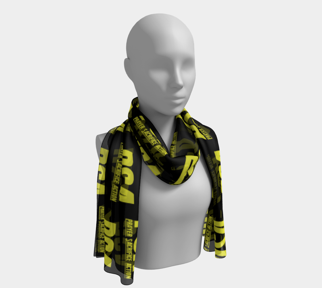 Yellow Classic Scarf 2