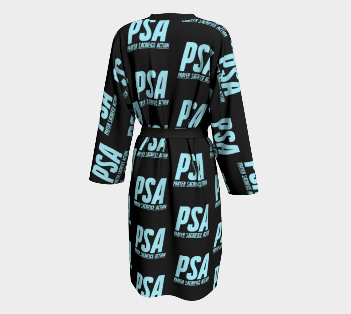 Blizzard Blue Classic Robe Peignoir