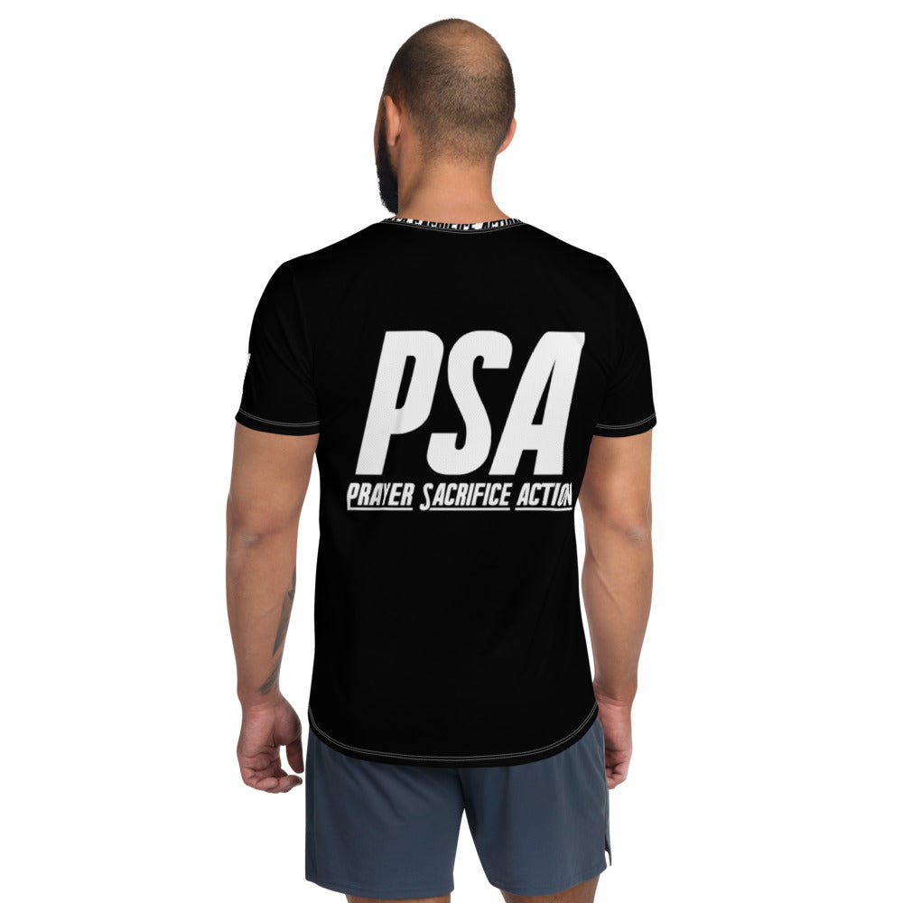 Black Classic Men's Athletic T-shirt