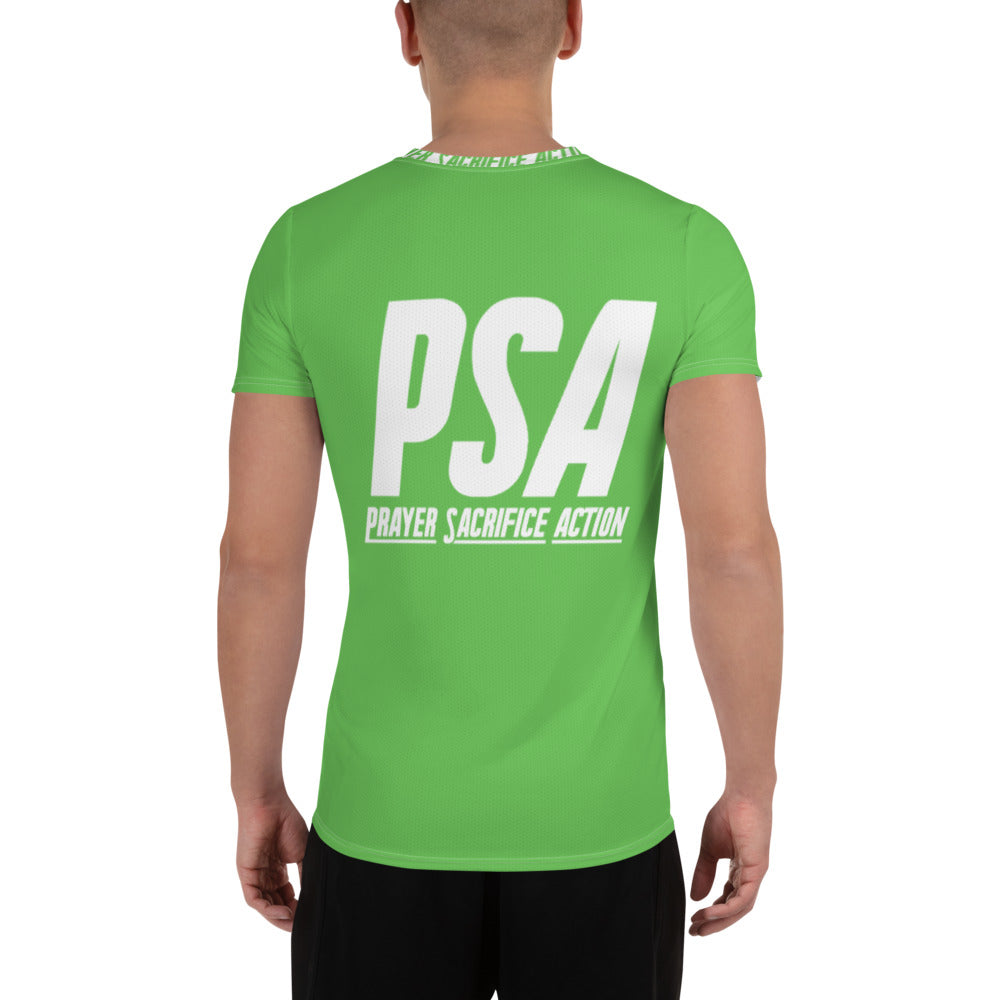 Green Classic Men's Athletic T-shirt