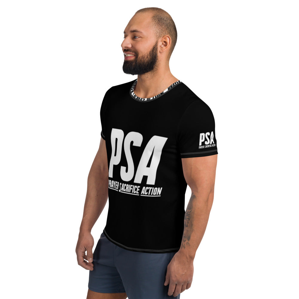 Black Classic Men's Athletic T-shirt