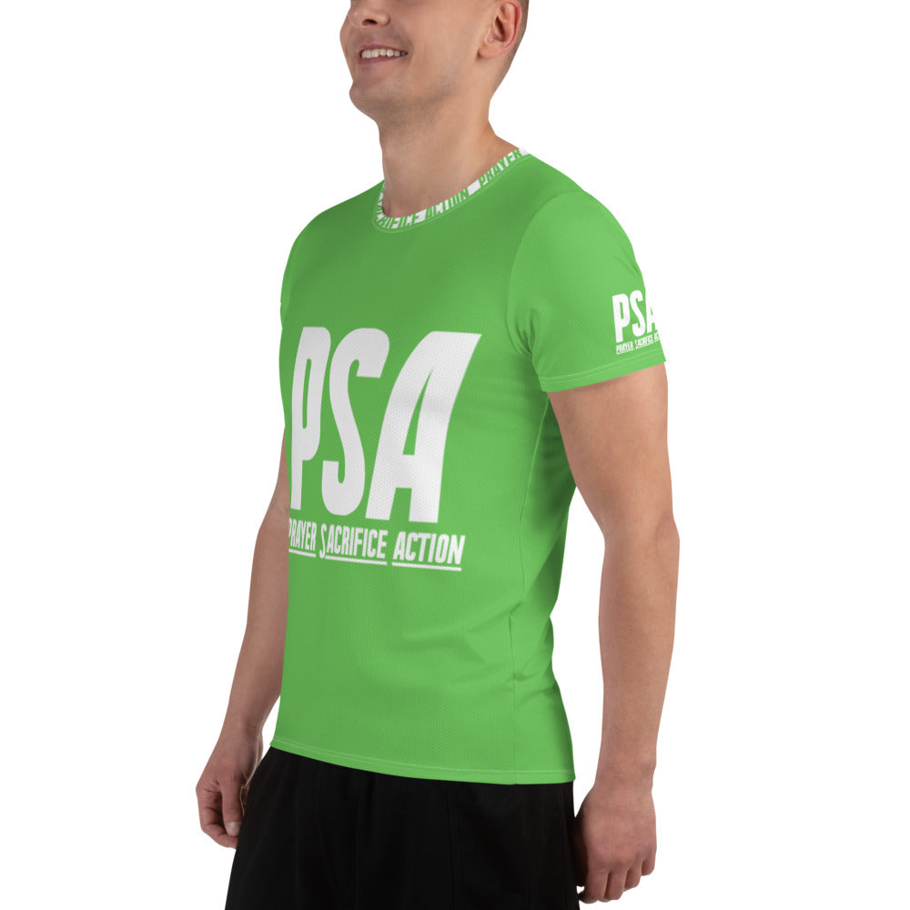 Green Classic Men's Athletic T-shirt