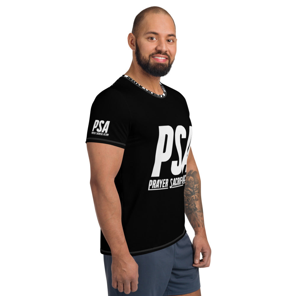 Black Classic Men's Athletic T-shirt