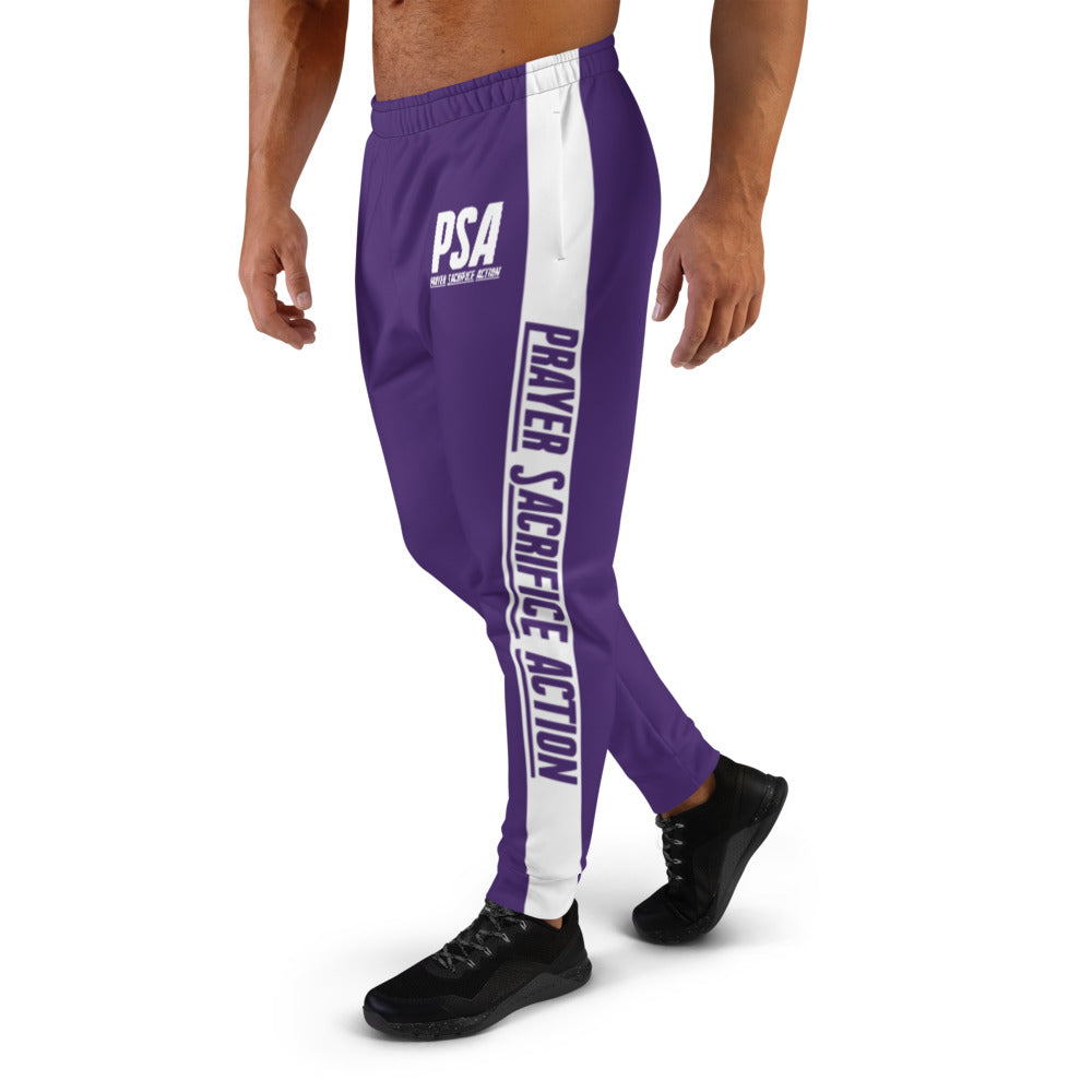 Purple Classic Men's Joggers