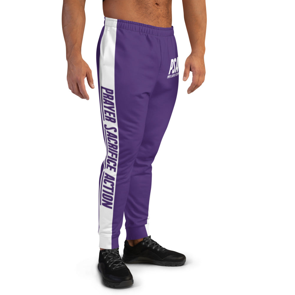 Purple Classic Men's Joggers