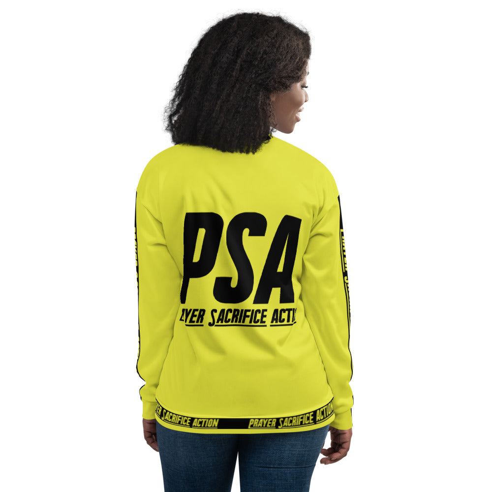 Yellow Classic Unisex Bomber Jacket