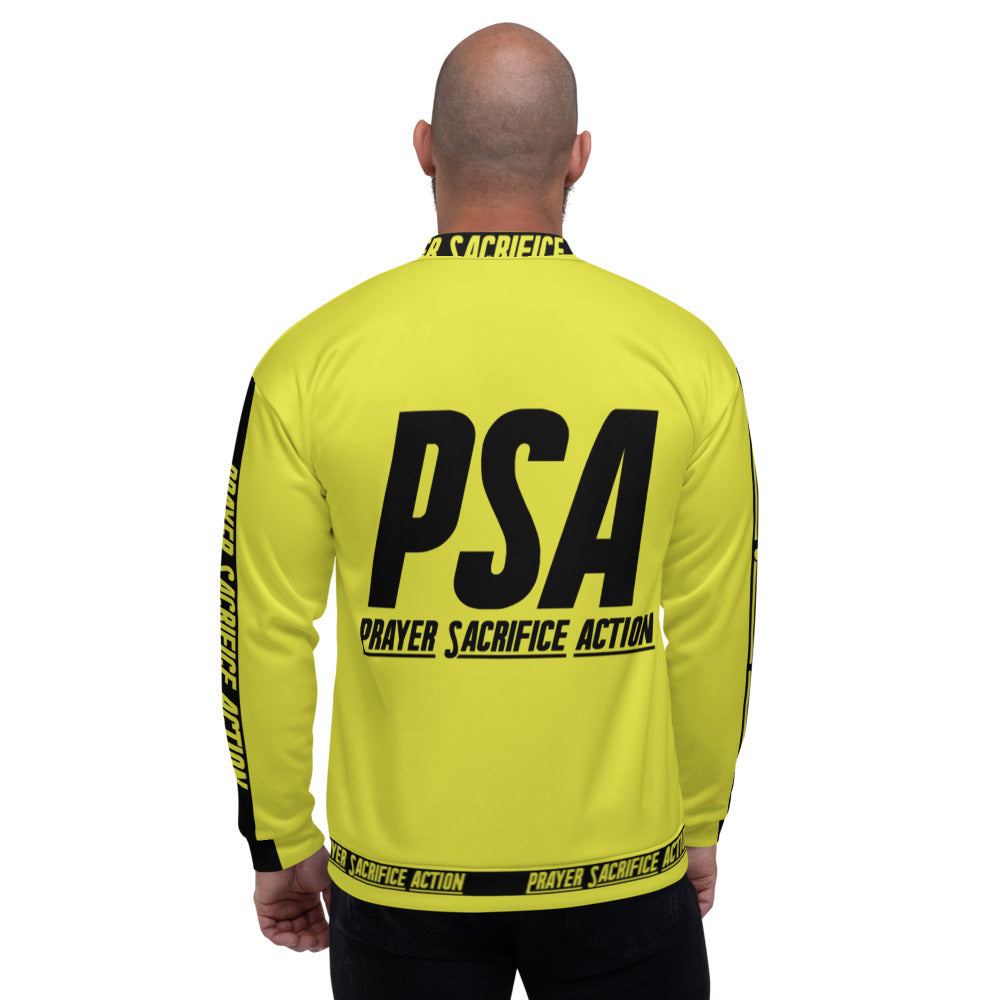 Yellow Classic Unisex Bomber Jacket