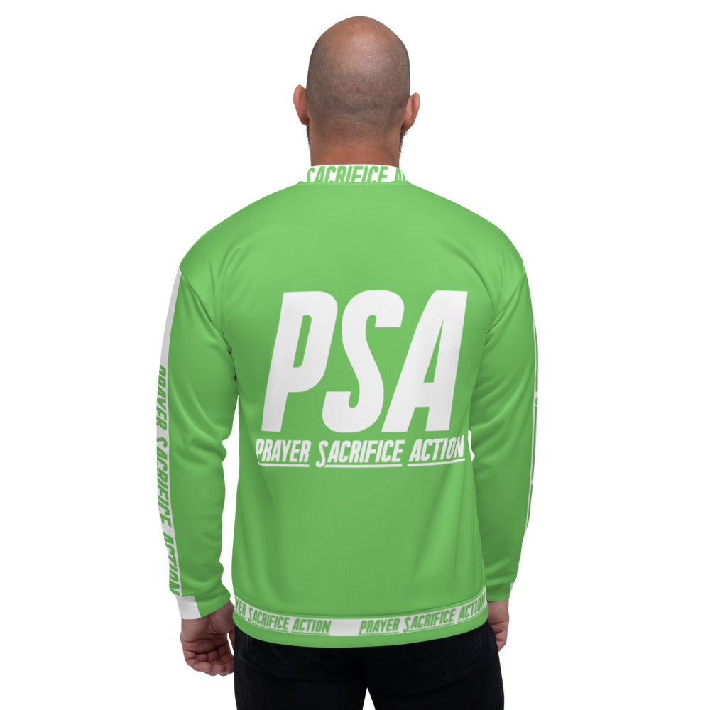 Green Classic Unisex Bomber Jacket