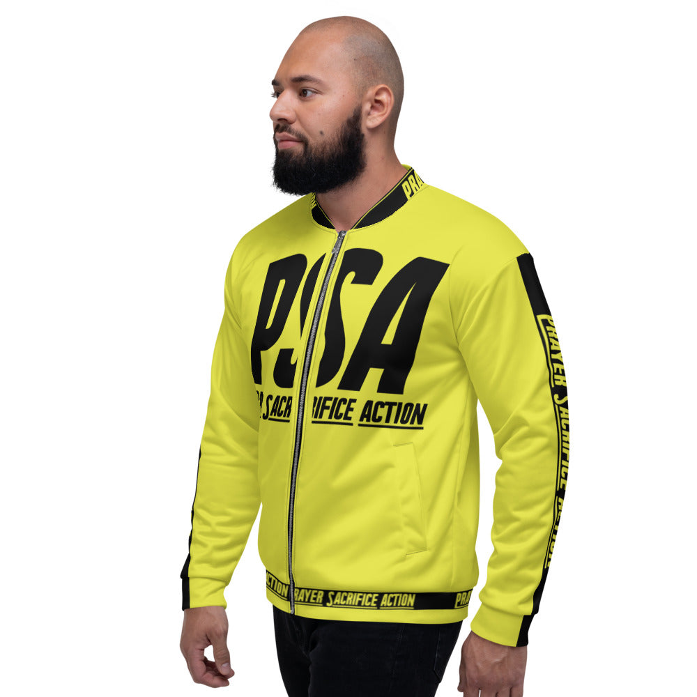 Yellow Classic Unisex Bomber Jacket