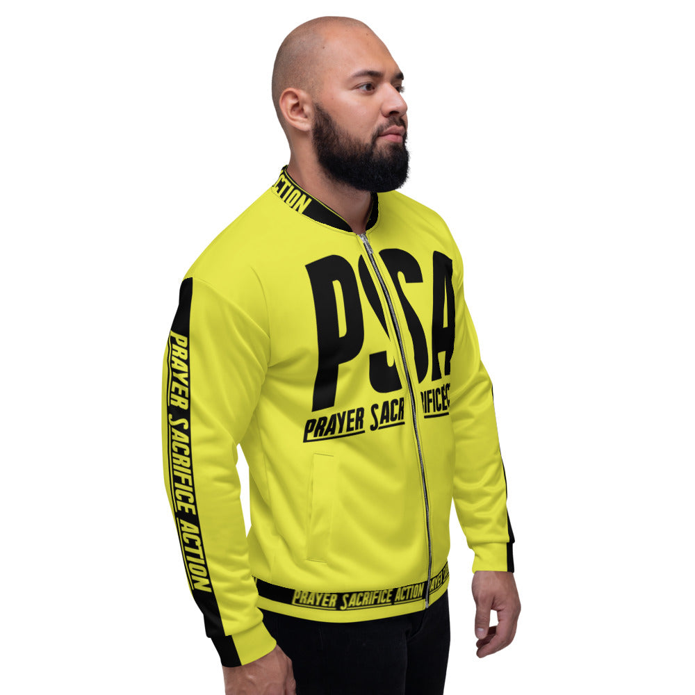 Yellow Classic Unisex Bomber Jacket