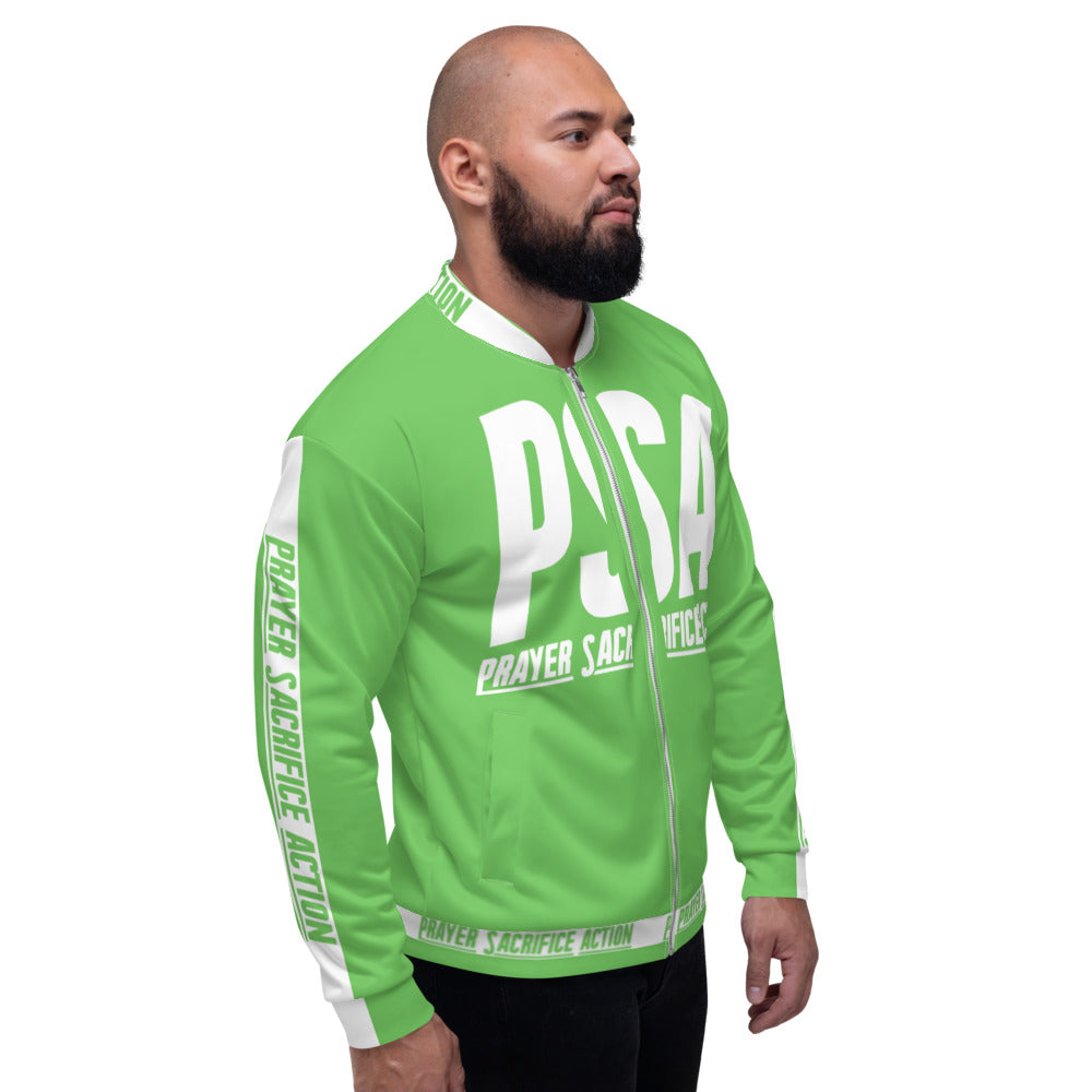 Green Classic Unisex Bomber Jacket
