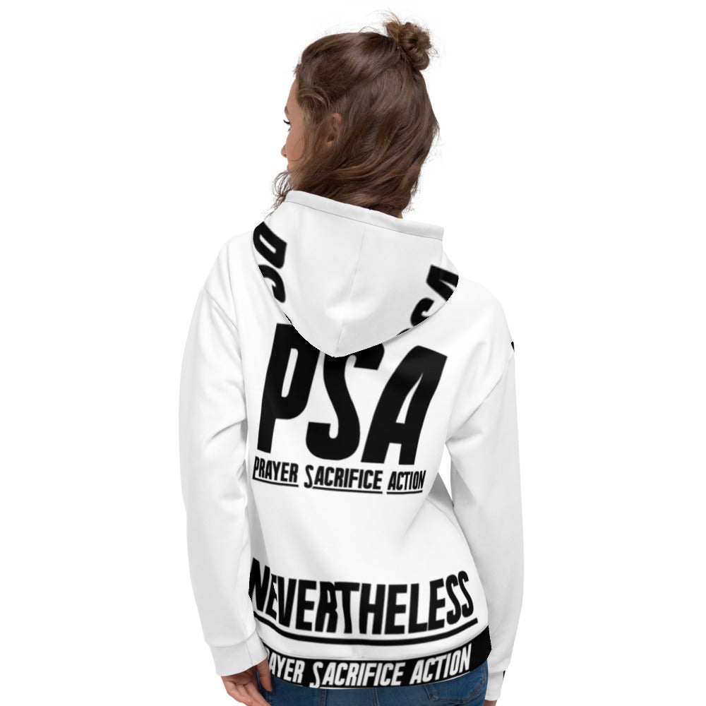 White NeverTheLess Hoodie