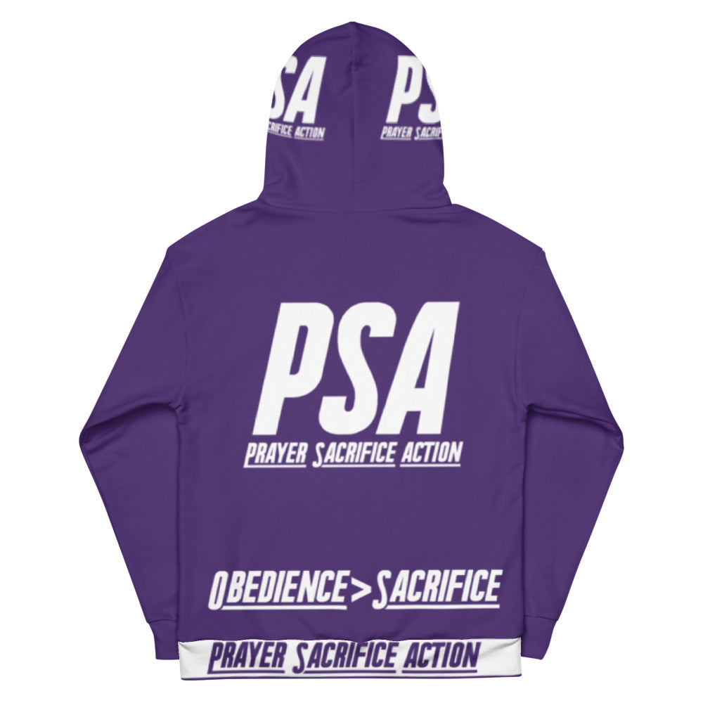 Purple Obedience Sacrifice Hoodie