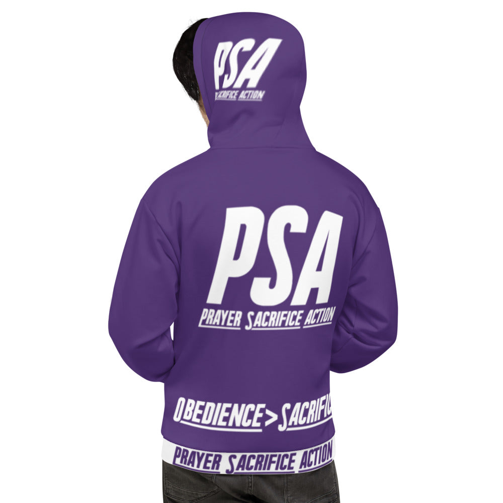 Purple Obedience Sacrifice Hoodie