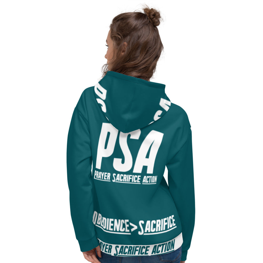 Sherpa Blue Obedience Sacrifice Hoodie