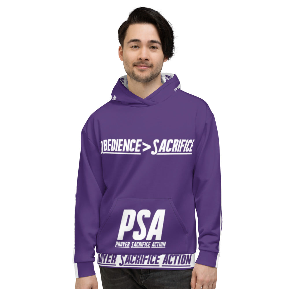 Purple Obedience Sacrifice Hoodie