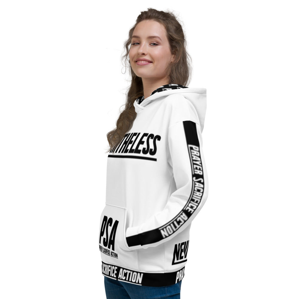 White NeverTheLess Hoodie