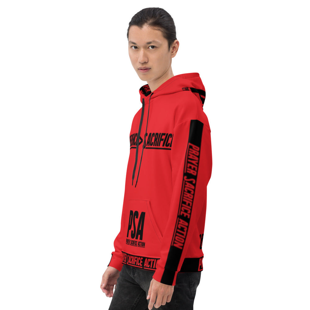 Red Obedience Sacrifice Hoodie
