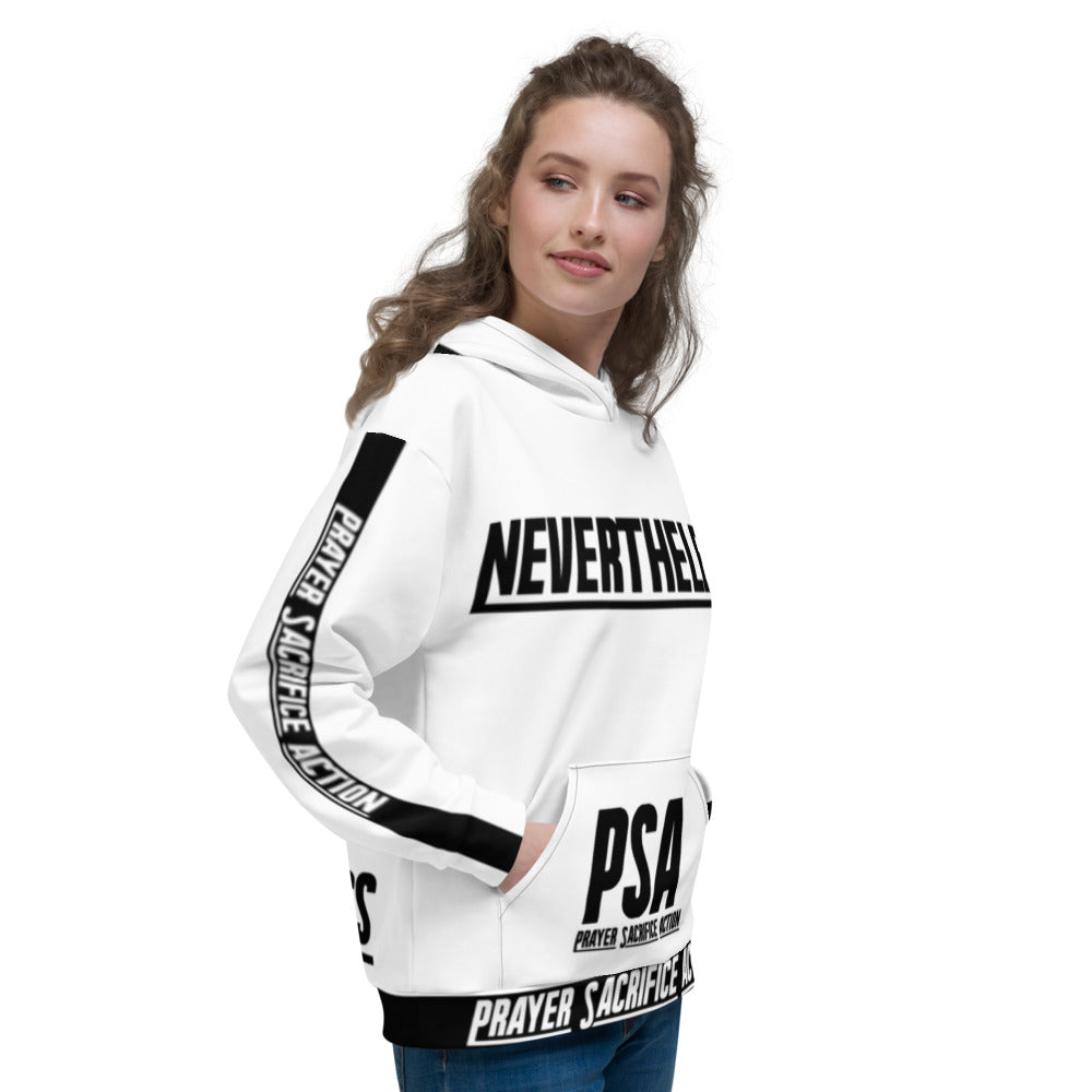 White NeverTheLess Hoodie