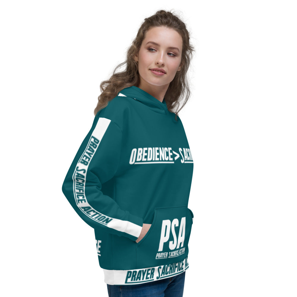 Sherpa Blue Obedience Sacrifice Hoodie