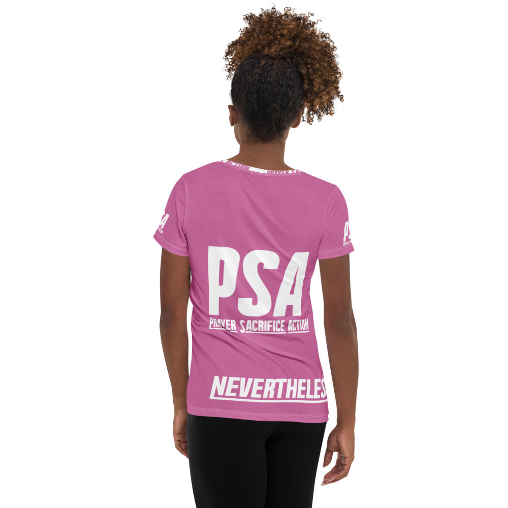 Hopbush NeverTheLess Women's Athletic T-shirt