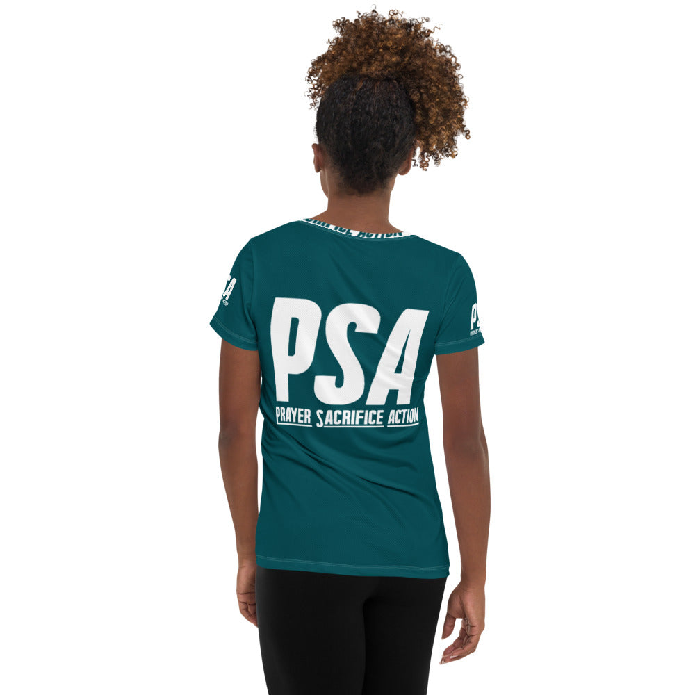 Sherpa Blue Classic Women's Athletic T-shirt