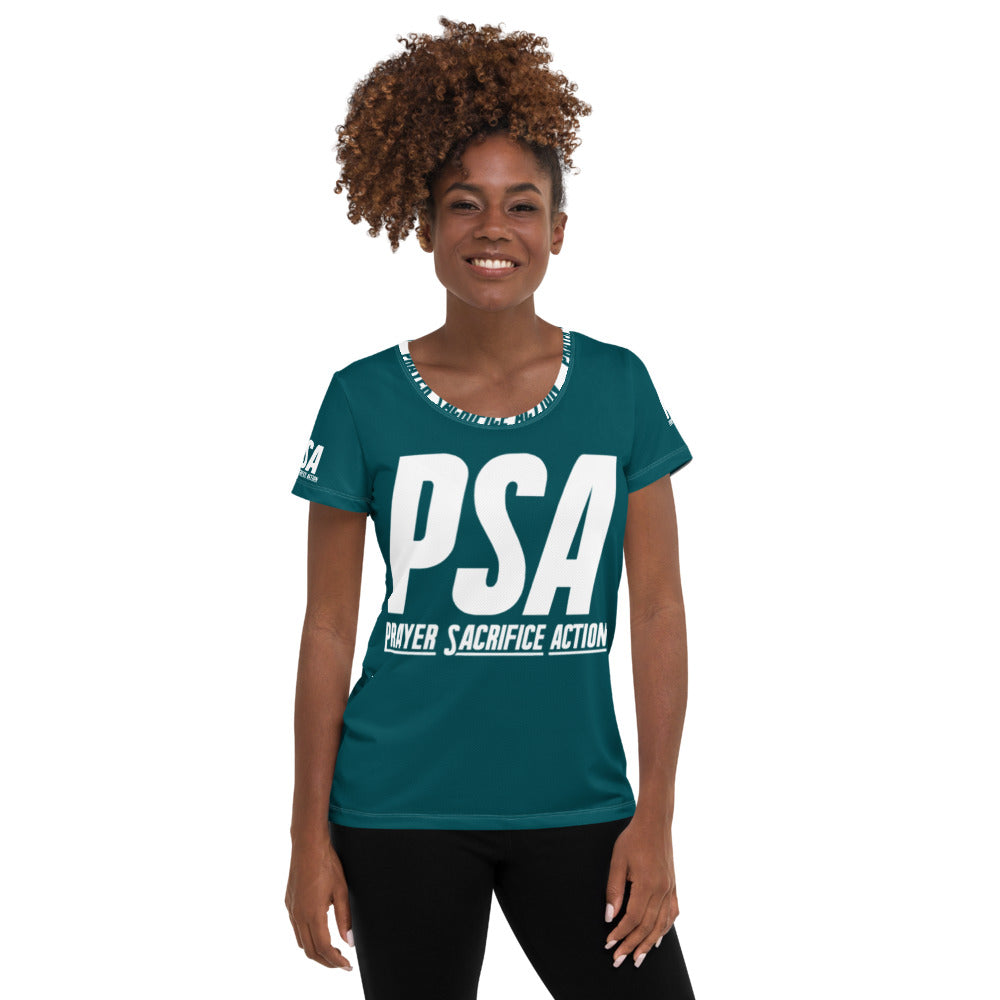 Sherpa Blue Classic Women's Athletic T-shirt