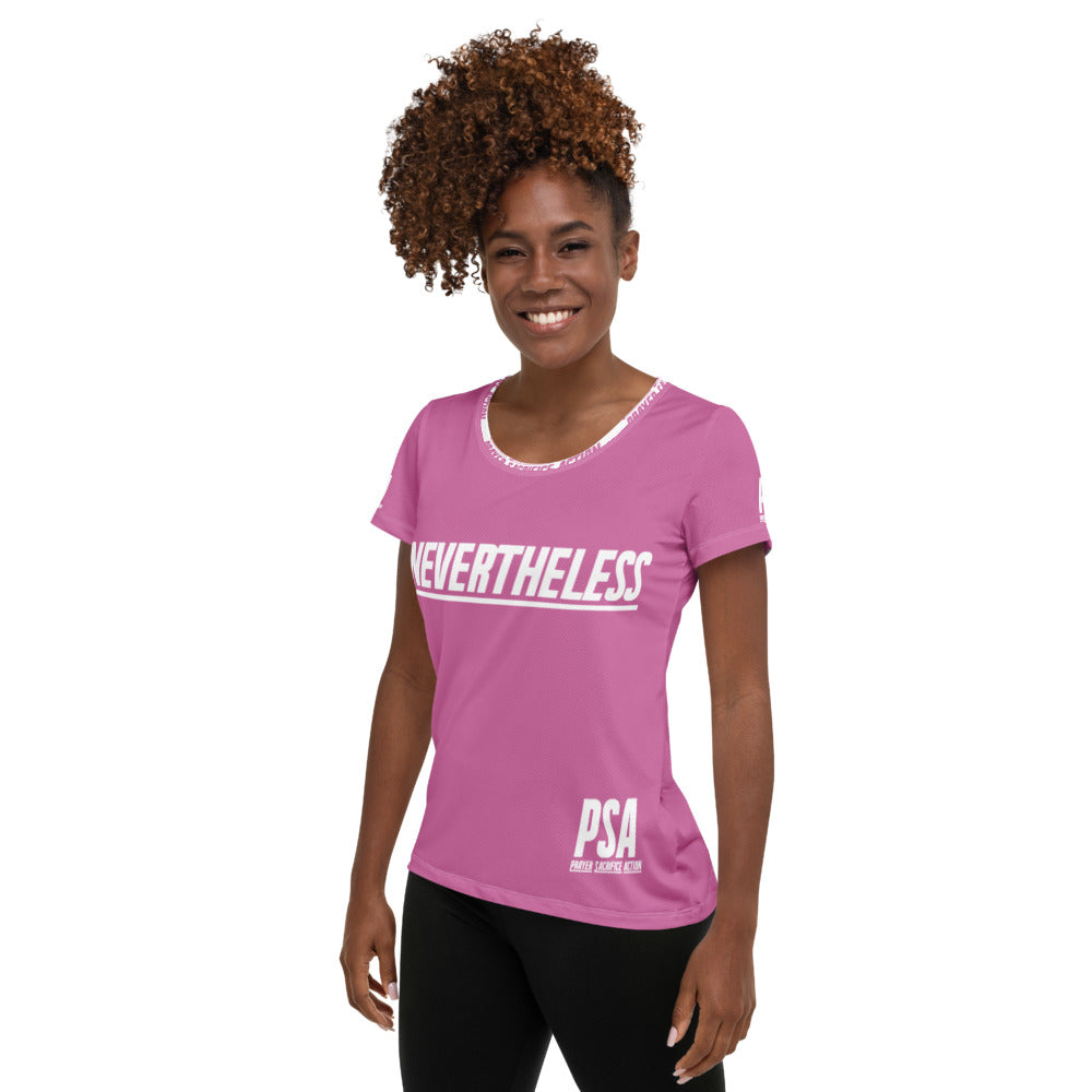 Hopbush NeverTheLess Women's Athletic T-shirt
