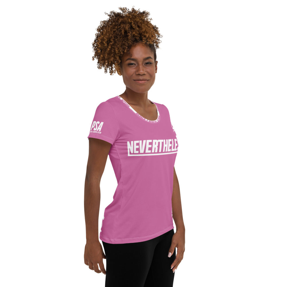Hopbush NeverTheLess Women's Athletic T-shirt